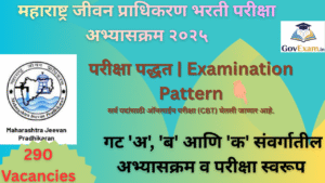Maharashtra Jeevan Pradhikaran Bharti Syllabus