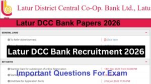 Latur DCC Bank Papers 2026