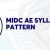 MIDC Exam Pattern 2025